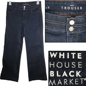⏰️The Trouser" High-Rise dark blue jeans
